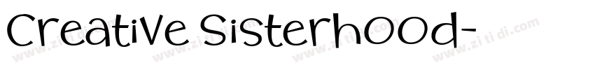 Creative Sisterhood字体转换